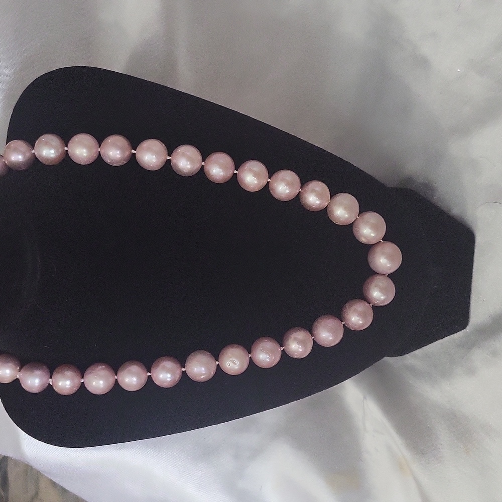 New Genuine Pearl Necklace Very Large Pearls